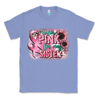 Colony Blue i wear pink for my sister Classic Tee - CowGirlArtShop