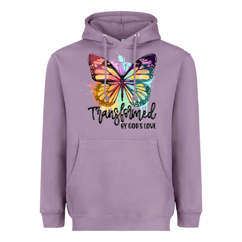Transformed By God's Love Heavyweight Hoodie by JahusDesignShop | Teevron