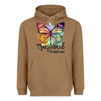 Toasted Coconut transformed by god's love Heavyweight Hoodie - JahusDesignShop