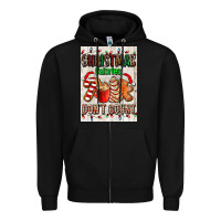 Black Christmas calories dont count Zipper Hoodie - AdoDesignShop