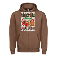Chestnut Christmas calories dont count Zipper Hoodie - AdoDesignShop