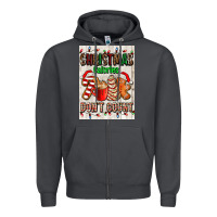 Smoke Christmas calories dont count Zipper Hoodie - AdoDesignShop