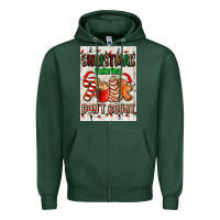 Sports Green Christmas calories dont count Zipper Hoodie - AdoDesignShop