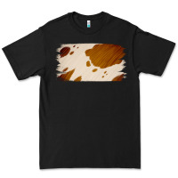 Black Cowhide Lightbrown Premium Tee - Jasminsmagicworld