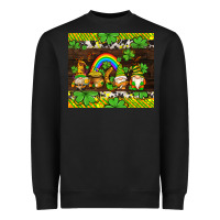 Western St Patricks Gnomes Heavyweight Sweatshirt | Teevron