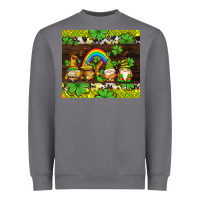 Storm western st patricks gnomes Heavyweight Sweatshirt - AdoDesignShop