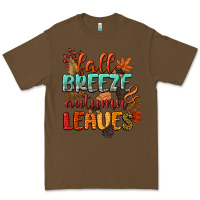 Cacao fall breeze and autumn leaves Premium Tee - CowGirlArtShop