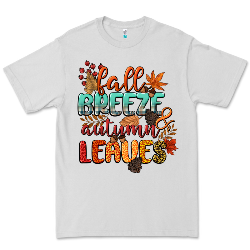 Fall Breeze And Autumn Leaves Premium Tee by CowGirlArtShop | Teevron