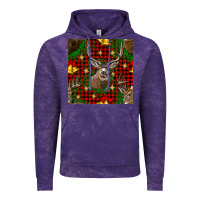 Cloud Purple christmas deer and bell seamless pattern Vintage Hoodie - BundleAndBundleShop