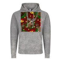 Cloud Rock christmas deer and bell seamless pattern Vintage Hoodie - BundleAndBundleShop