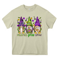 Mossy Mardi Gras crew with gnomies Heavy Core Tee - HowdyJamesFarm