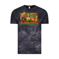 Cloud Black Happy Thanksgiving Vintage Tee - FaDigitalArtStudio