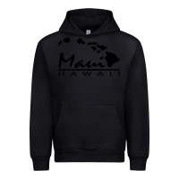 Black maui hawaii Urban Hoodie - linhVisuals