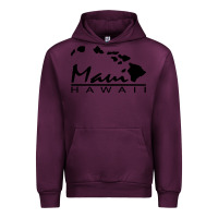 Mauve Wine maui hawaii Urban Hoodie - linhVisuals