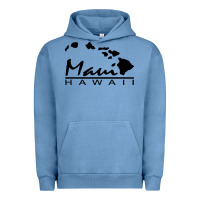 Pigment Pebble Blue maui hawaii Urban Hoodie - linhVisuals