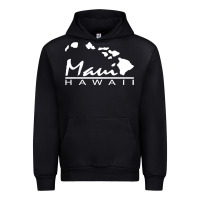 Black maui hawaii Urban Hoodie - linhVisuals