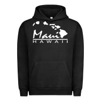 Pigment Black maui hawaii Urban Hoodie - linhVisuals
