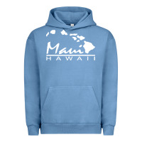 Pigment Pebble Blue maui hawaii Urban Hoodie - linhVisuals