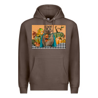 Coffee Fall Quokka Premium Hoodie - LillyAllenDesigns