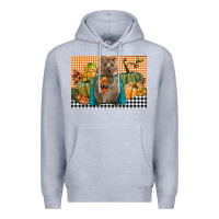 Heather Grey Fall Quokka Premium Hoodie - LillyAllenDesigns