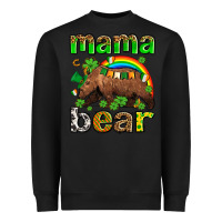 Black st patricks mama  bear Heavyweight Sweatshirt - AdoDesignShop