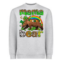 Heather Grey st patricks mama  bear Heavyweight Sweatshirt - AdoDesignShop