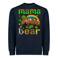 Navy st patricks mama  bear Heavyweight Sweatshirt - AdoDesignShop