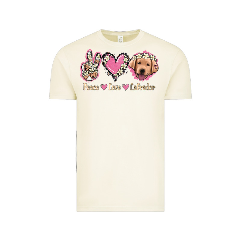 Peace Love Labrador Vintage Tee by Jasminsmagicworld | Teevron