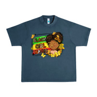 Midnight Navy black girl magic Urban Heavy Tee - FaDigitalArtStudio