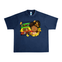 Navy black girl magic Urban Heavy Tee - FaDigitalArtStudio