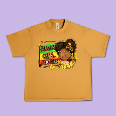 Black Girl Magic Urban Heavy Tee Designed By Fadigitalartstudio