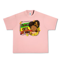 Salmon black girl magic Urban Heavy Tee - FaDigitalArtStudio