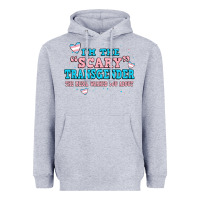 Heather Grey im scary transgender the media warned you about Heavyweight Hoodie - JahusDesignShop