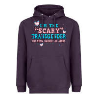 Plum im scary transgender the media warned you about Heavyweight Hoodie - JahusDesignShop