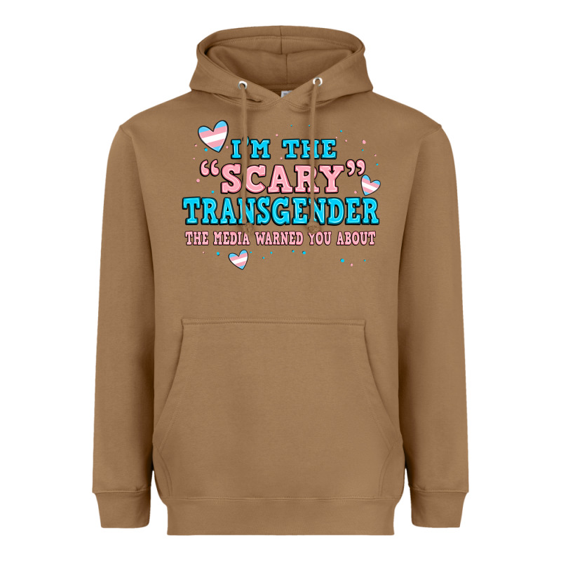 Im Scary Transgender The Media Warned You About Heavyweight Hoodie by JahusDesignShop | Teevron