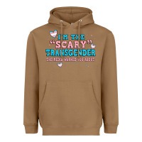 Toasted Coconut im scary transgender the media warned you about Heavyweight Hoodie - JahusDesignShop