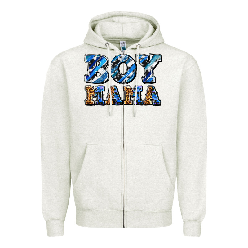 Boy Mama Zipper Hoodie by AdoDesignShop | Teevron