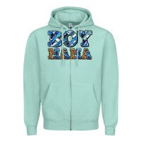 Seafoam boy mama Zipper Hoodie - AdoDesignShop