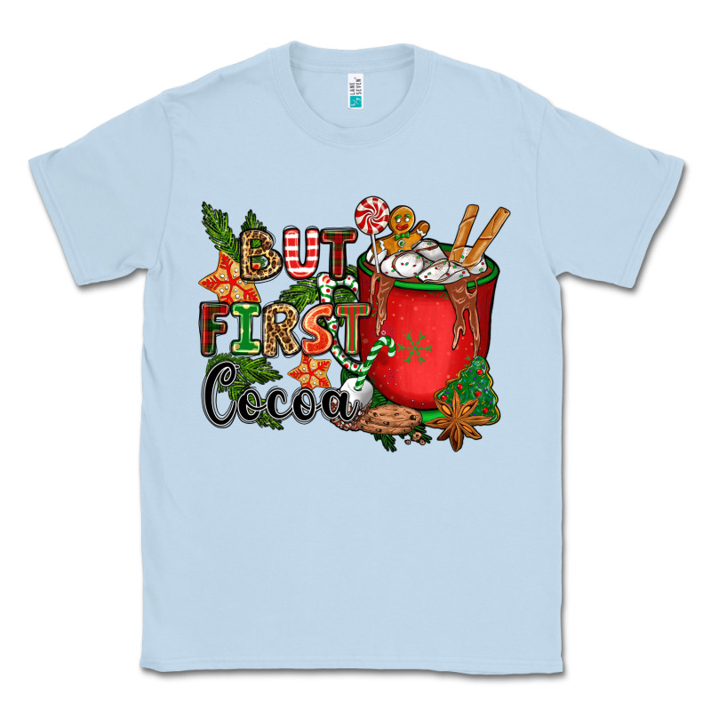 But First Cocoa Classic Tee by CowGirlArtShop | Teevron