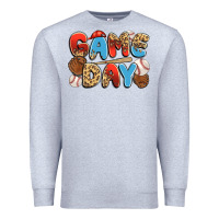Heather Grey game day baseball Premium Sweatshirt - JahusDesignShop