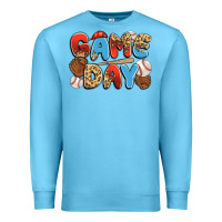 Ocean Blue game day baseball Premium Sweatshirt - JahusDesignShop
