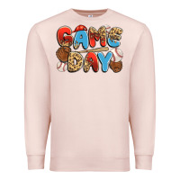 Pale Pink game day baseball Premium Sweatshirt - JahusDesignShop