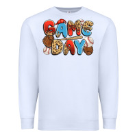 White game day baseball Premium Sweatshirt - JahusDesignShop