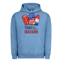Pigment Pebble Blue tastes like freedom Urban Hoodie - JahusDesignShop
