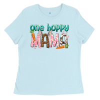 Baby Blue One hoppy mama mother's day Ladies Tee - HowdyJamesFarm