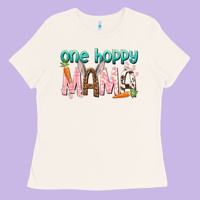 One Hoppy Mama Mother's Day Ladies Tee Designed By Howdyjamesfarm