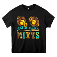 Black calm your mitts softball Heavy Core Tee - Jasminsmagicworld