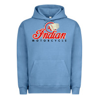 Pigment Pebble Blue motorcycle racing indian Urban Hoodie - linhVisuals