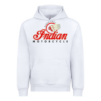 White motorcycle racing indian Urban Hoodie - linhVisuals