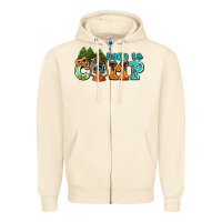 Sandshell born to camp with guitar Zipper Hoodie - AdoDesignShop